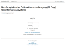 Tablet Screenshot of bemastergis.moodle-kurse.de