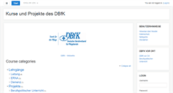 Desktop Screenshot of dbfk.moodle-kurse.de